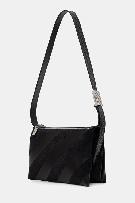 Off-White Sandbag_404 torebka crossbody damska skórzana OWNN18NS26LEA001 czarny SS26
