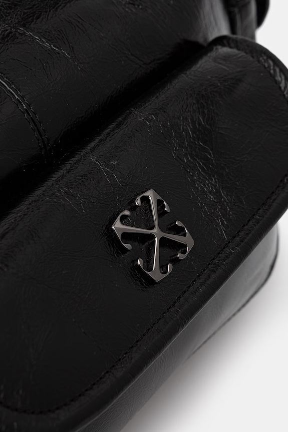 Off-White Dumbo.B bag Women's leather black OWNN18OC99LEA001