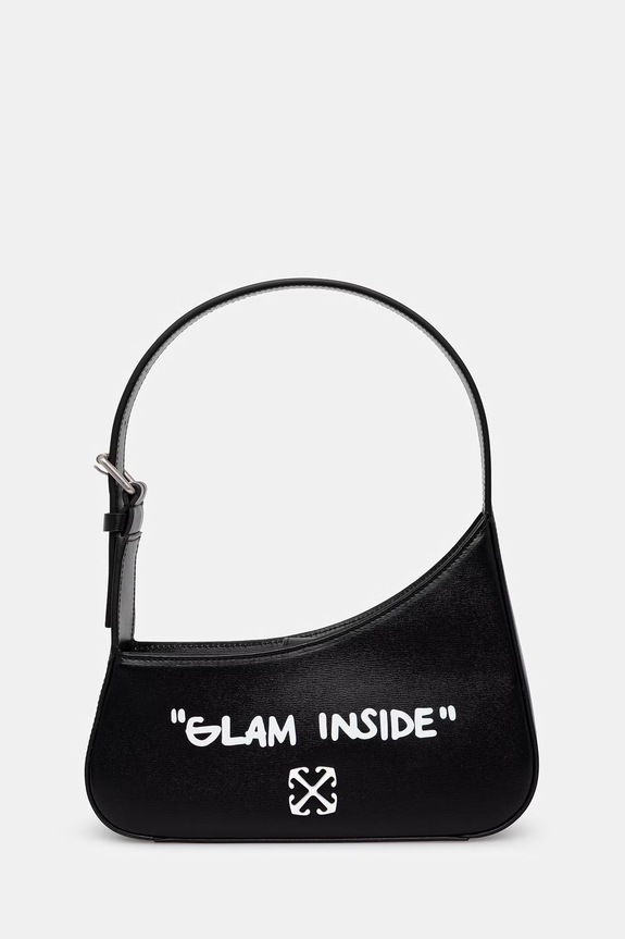Off-White Jitney bag Women's leather black OWNN18AC99LEA001