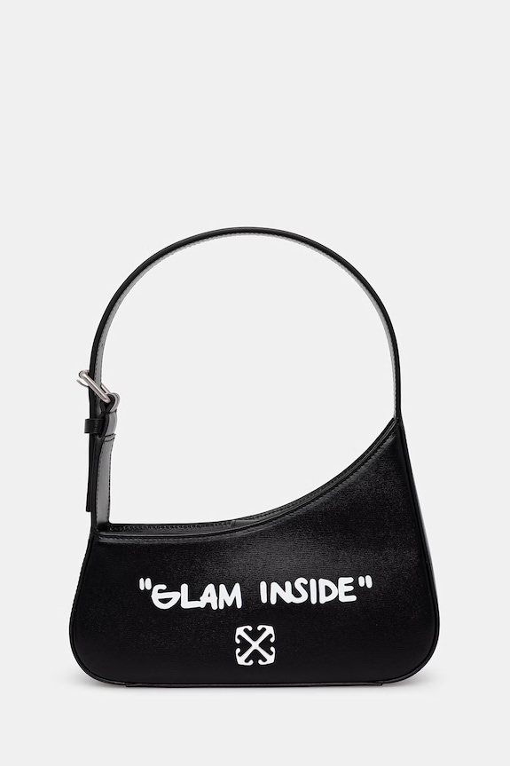Off-White Jitney bag Women's leather black OWNN18AC99LEA001