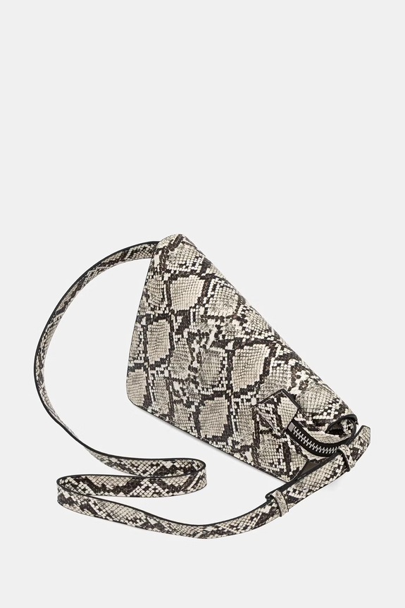 Accesorii Sisley geantă crossbody pentru femei, cu imitație de piele 6EBTWY069 bej