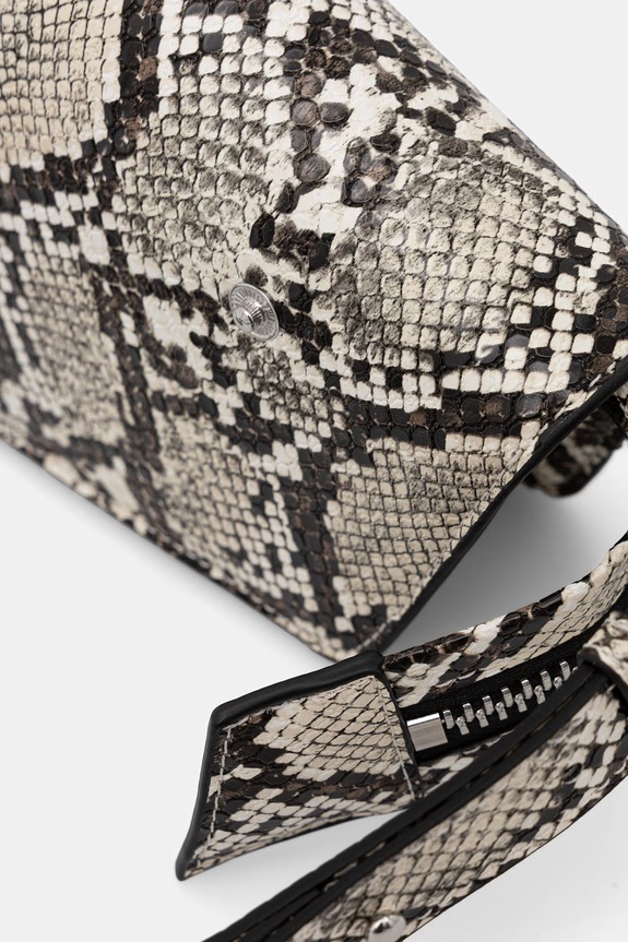 Sisley geantă crossbody pentru femei, cu imitație de piele bej 6EBTWY069