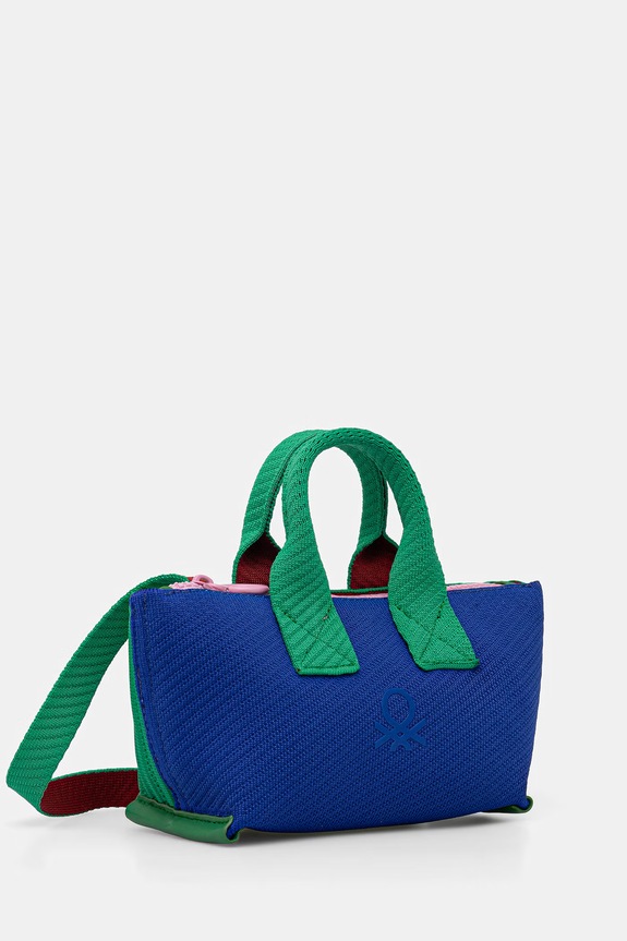 United Colors of Benetton crossbody torba ženska 64I8VY02C plava SS26