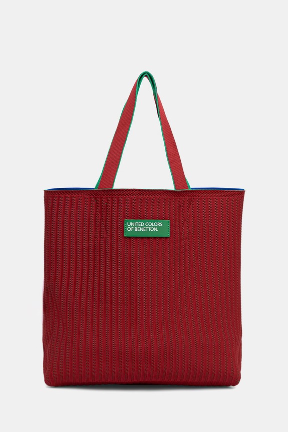 United Colors of Benetton oboustranná taška dámská 64I8VY02E modrá SS26