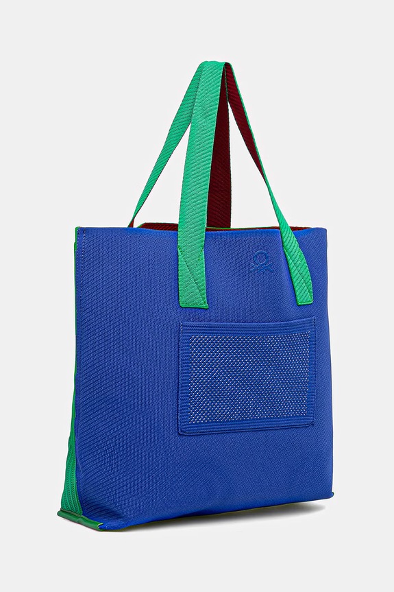Doplňky United Colors of Benetton oboustranná taška dámská 64I8VY02E modrá