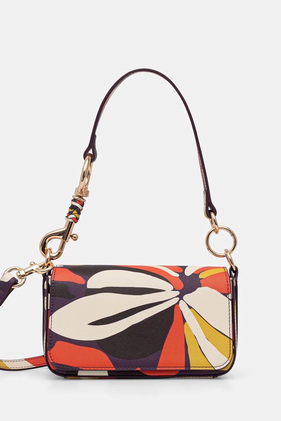 United Colors of Benetton crossbody torba za žene od imitacije kože bež 66ULVY02Z