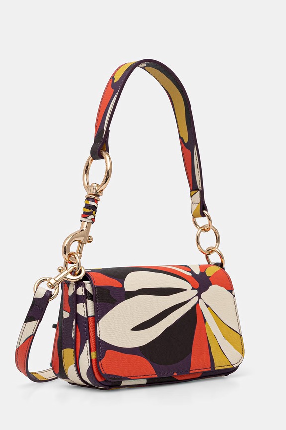 United Colors of Benetton crossbody torba za žene od imitacije kože 66ULVY02Z bež SS26