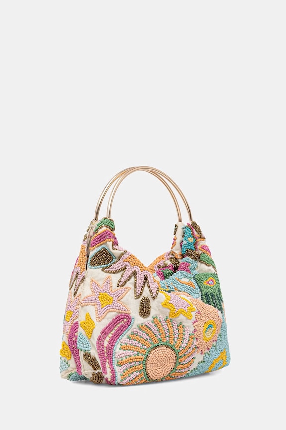 Never Fully Dressed torebka shopper damska NFDA521 multicolor SS26