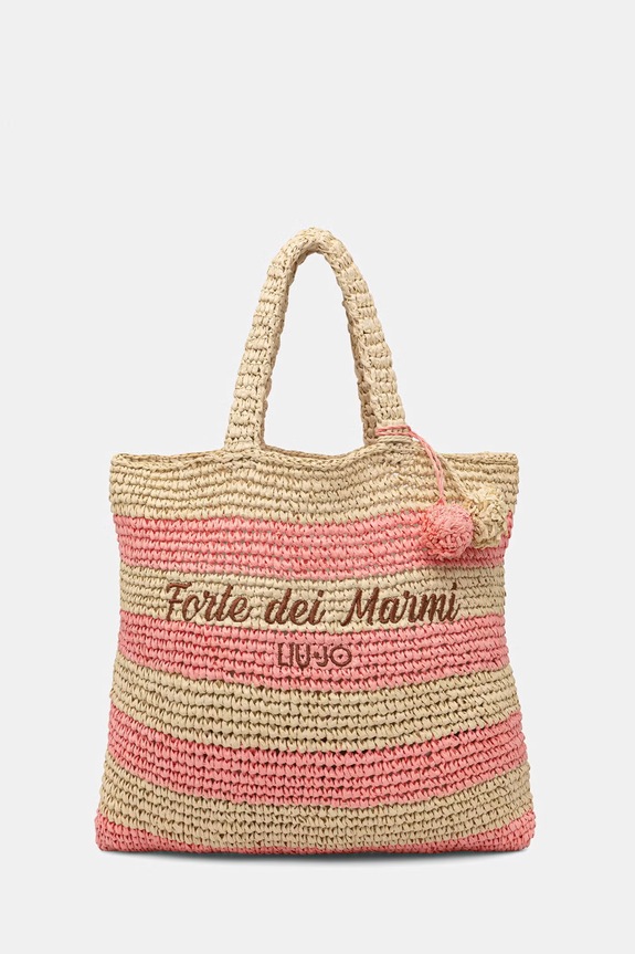 Liu Jo torba plażowa damska beżowy VA6197.A0006