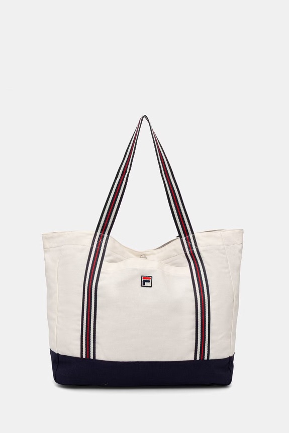 Fila torebka tote damska bawełniana CARLIANO beżowy FBU0178