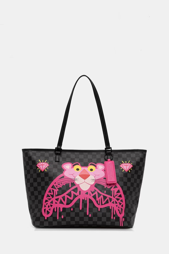 Sprayground geantă pentru femei, cu imitație de piele gri 910T8960NSZ