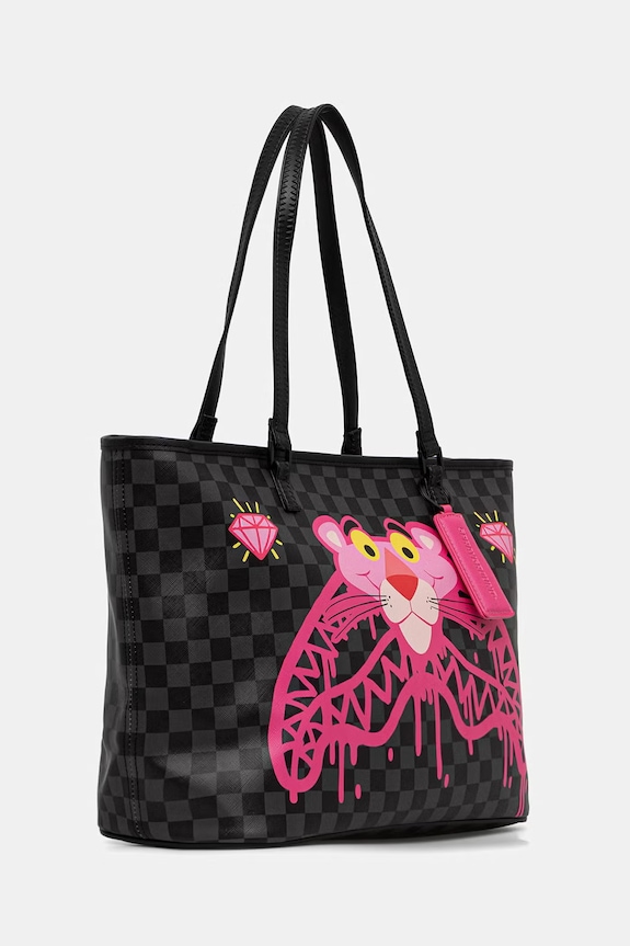Sprayground geantă pentru femei, cu imitație de piele 910T8960NSZ gri SS26