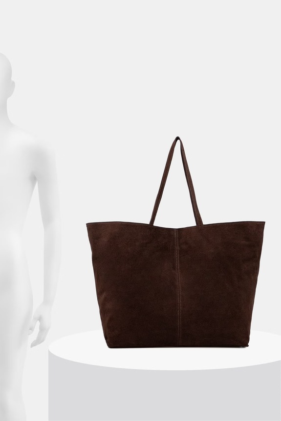 ViCOLO tote bag de damă din piele întoarsă XAB0058