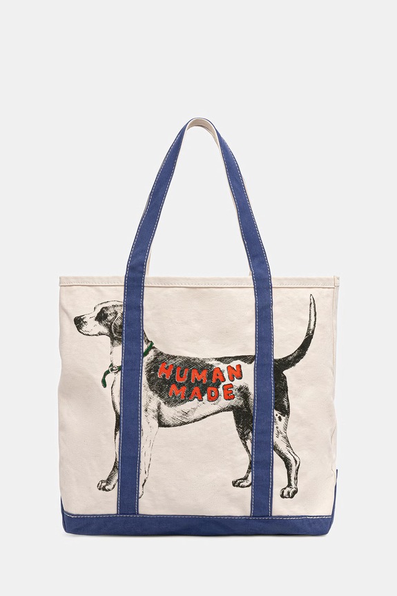 Human Made torebka tote damska bawełniana beżowy HM31GD055