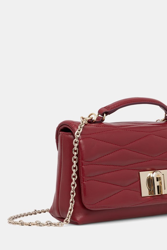 Furla crossbody kabelka dámska kožená WE00798.BX3548.CGQ00 burgundské SS26