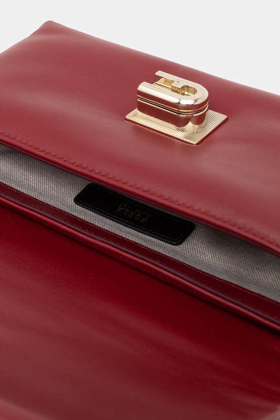 Furla crossbody kabelka dámska kožená WE00798.BX3548.CGQ00 burgundské