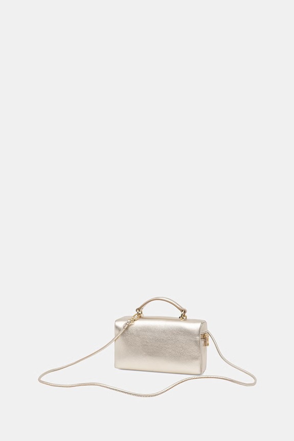 Doplnky Furla kabelka dámska kožená WE00625.BX3973.CGD00 zlatá