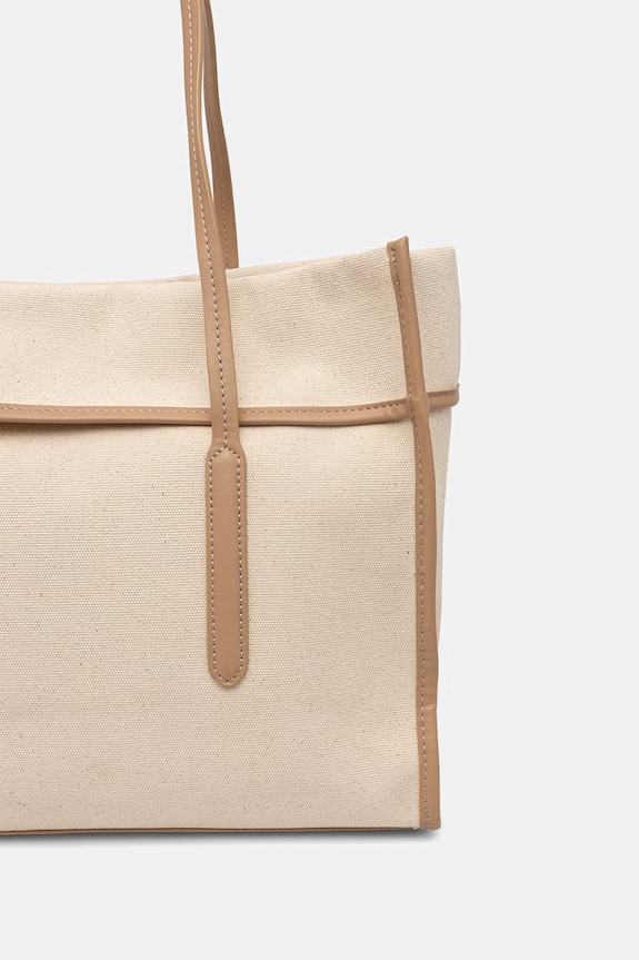 Doplnky DKNY kabelka typu tote dámska bavlnená R61AGP73 béžová