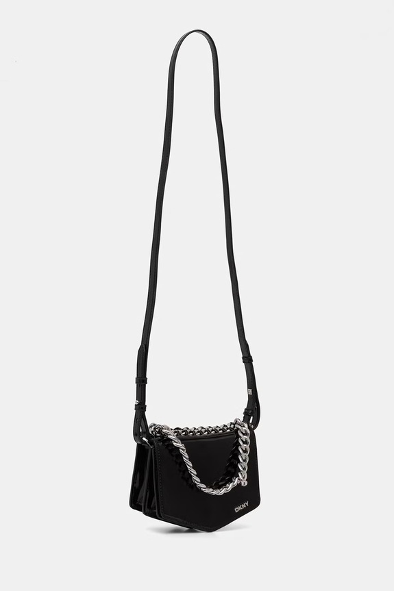 DKNY torebka crossbody damska z imitacji skóry R54EDO11 czarny SS26