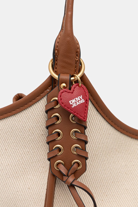 DKNY torebka shopper damska beżowy R61AYP82