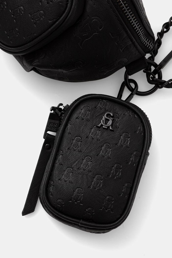 Steve Madden torebka crossbody damska z imitacji skóry Bette czarny SM13001833