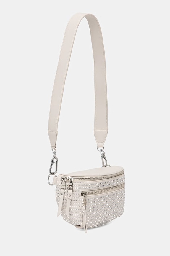 Steve Madden torebka crossbody damska z imitacji skóry Bclarkes SM13001655 beżowy SS26