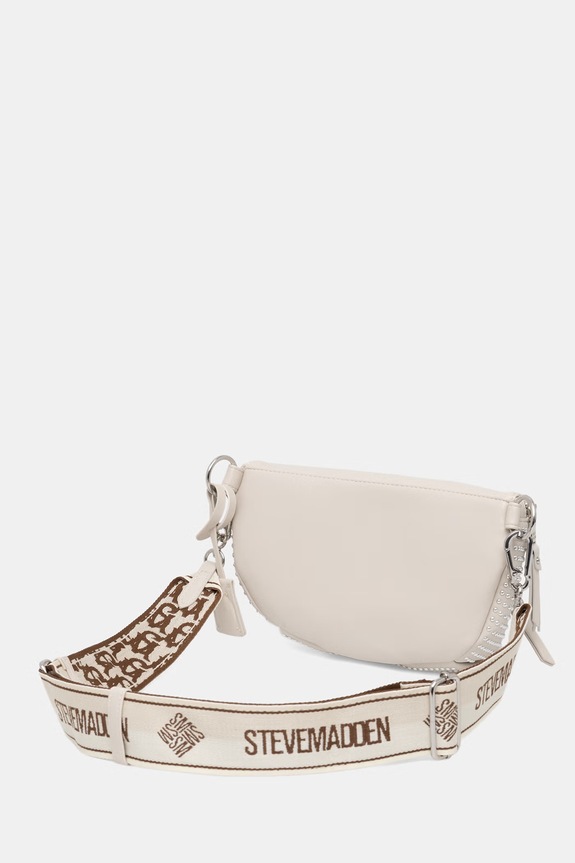 Akcesoria Steve Madden torebka crossbody damska z imitacji skóry Bclarkes SM13001655 beżowy