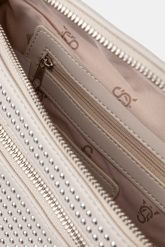 Steve Madden torebka crossbody damska z imitacji skóry Bclarkes SM13001655 beżowy