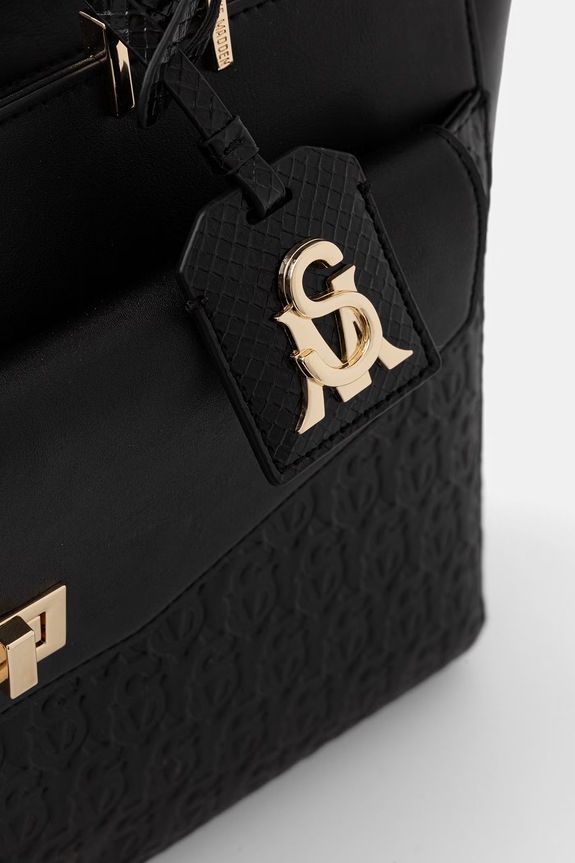 Steve Madden torebka shopper damska z imitacji skóry Bblane-6 czarny SM17000402