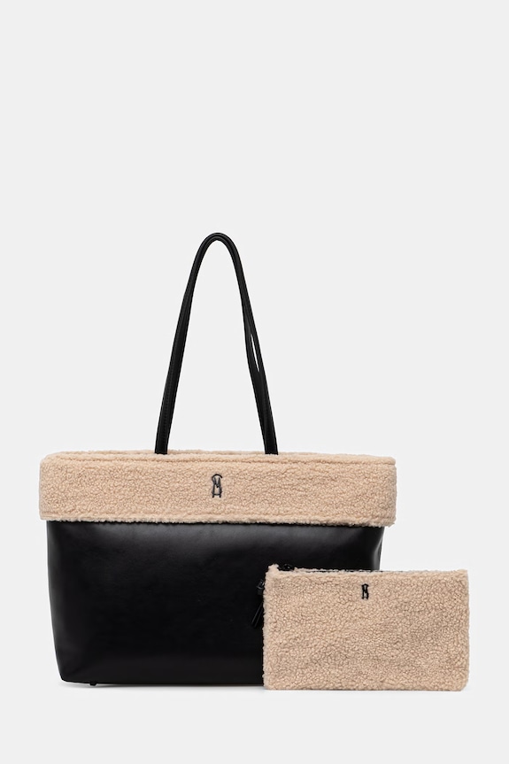 Steve Madden torebka damska z imitacji skóry Bamaia czarny SM13002276
