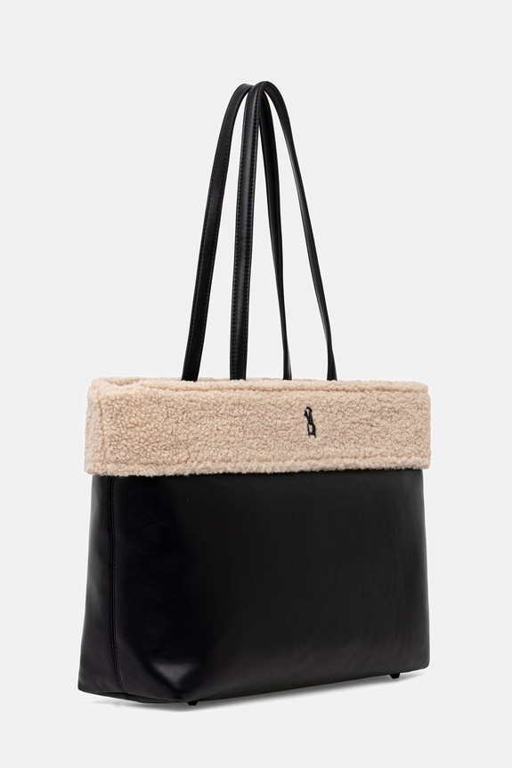 Steve Madden torebka damska z imitacji skóry Bamaia SM13002276 czarny SS26