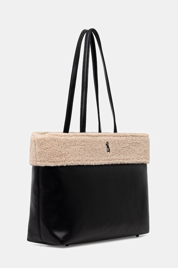 Steve Madden torebka damska z imitacji skóry Bamaia SM13002276 czarny SS26