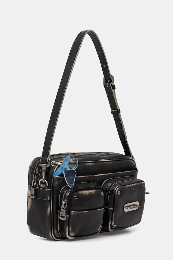 Andersson Bell Butterfly torebka crossbody damska skórzana aaa533w czarny SS26