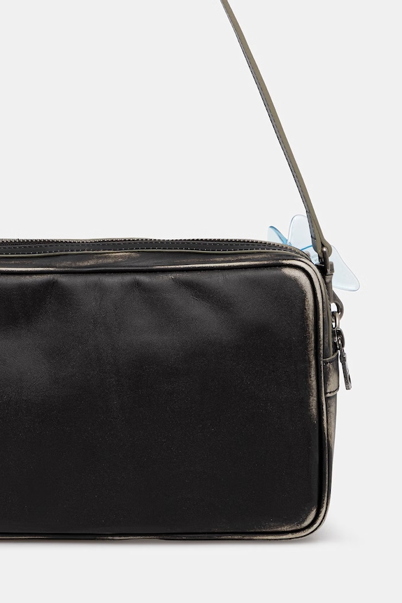 Akcesoria Andersson Bell Butterfly torebka crossbody damska skórzana aaa533w czarny
