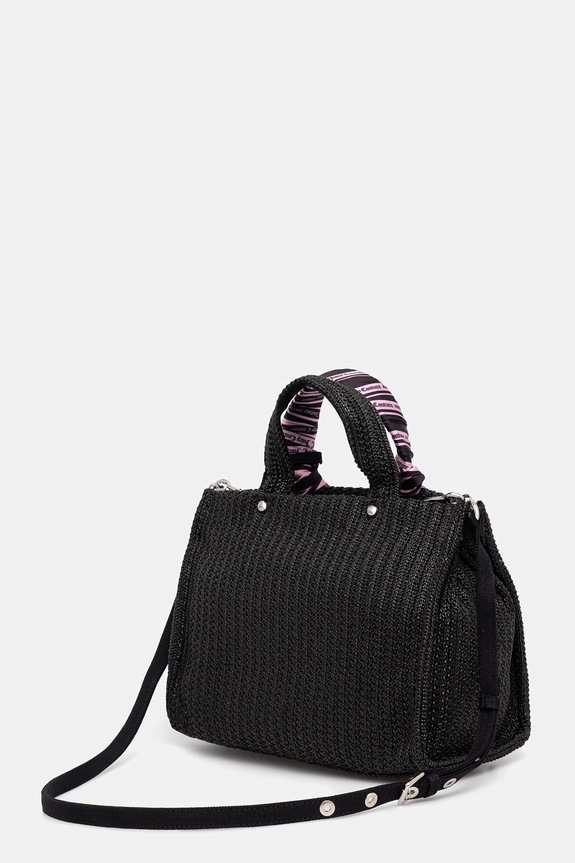 Akcesoria Juicy Couture torebka crossbody damska pleciona IRIS BEADS BEJIR9992W1P czarny