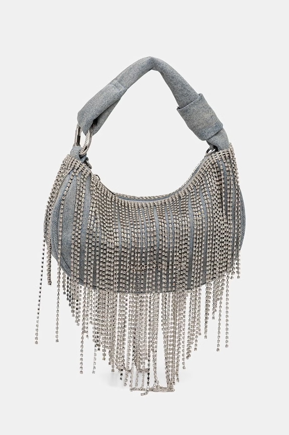 Juicy Couture torebka hobo damska jeansowa FIREFLIES BEJF19929WCO niebieski SS26