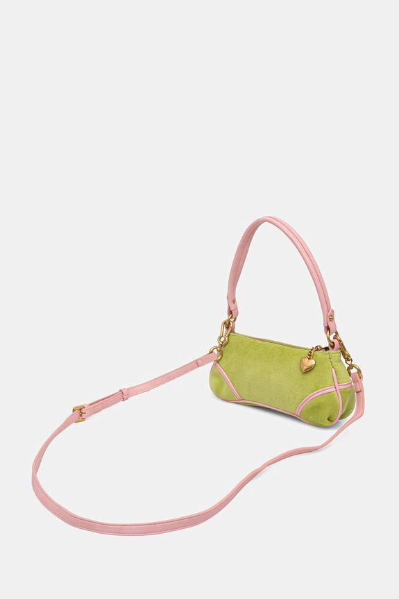 Doplnky Juicy Couture kabelka hobo dámska JANELLE VELVET BEJ4J9965WZC zelená