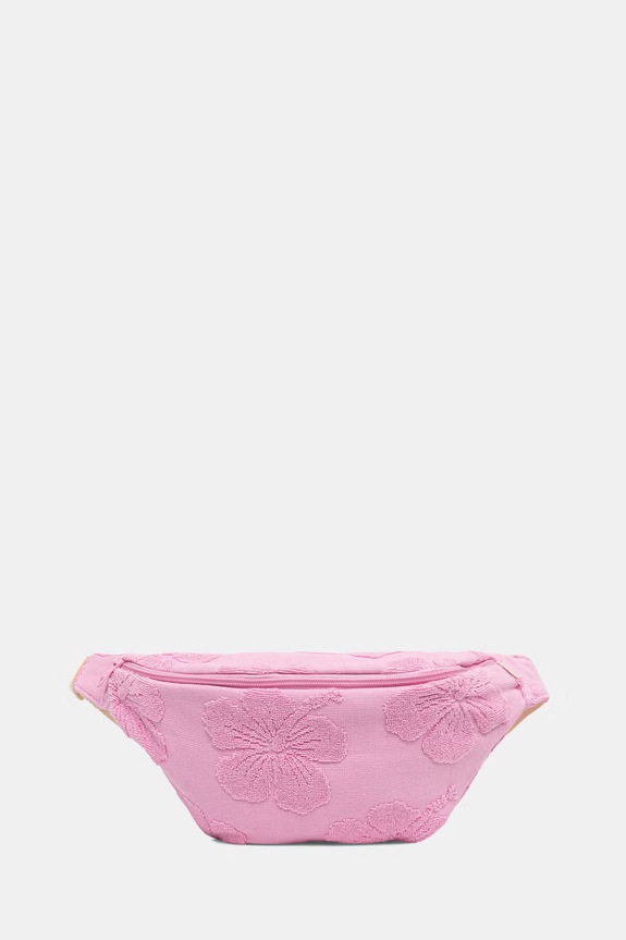 Rip Curl τσαντάκι μέσης γυναικείο βαμβακερό ροζ 03OWUT