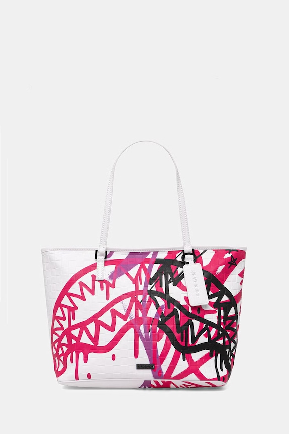 Sprayground tote taška dámská z imitace kůže bílá 910T9010NSZ