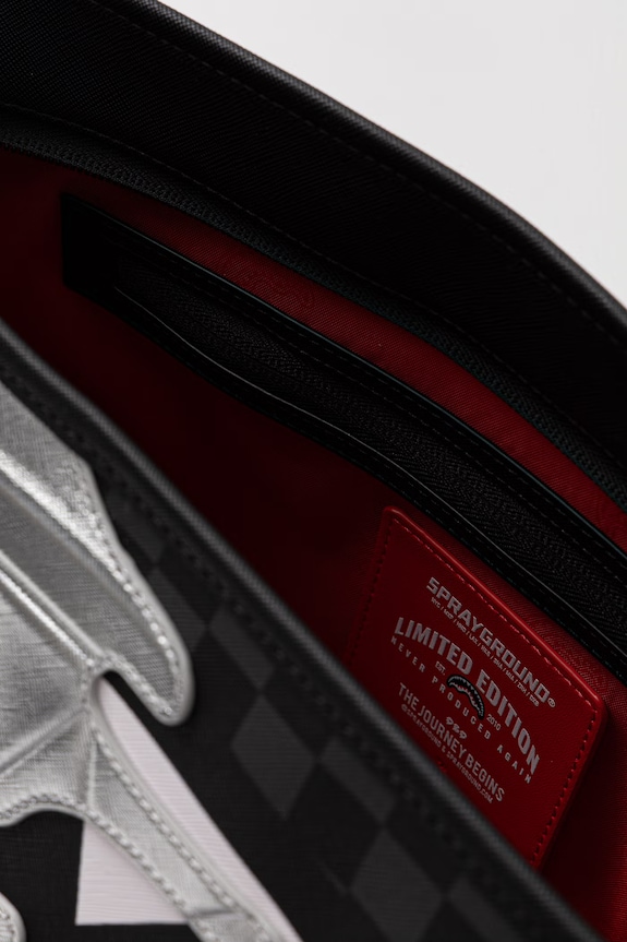Sprayground nákupní taška dámská 910T8930NSZ stříbrná