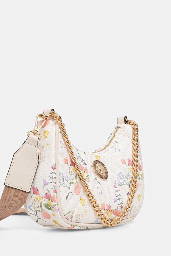 Aldo geantă crossbody pentru femei, cu imitație de piele DIAMONDYY DIAMONDYY.112 bej SS26