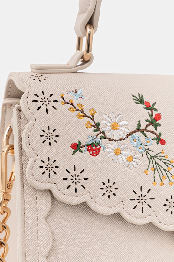 Aldo geantă crossbody pentru femei, cu imitație de piele RODISH RODISH.270 bej