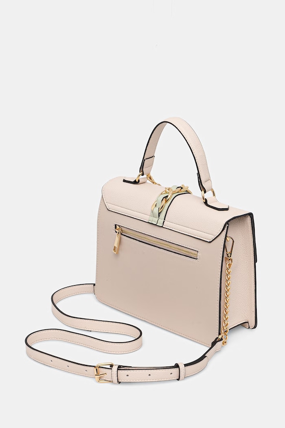 Doplnky Aldo crossbody kabelka dámska z imitácie kože CAAALLA CAAALLA.311 béžová