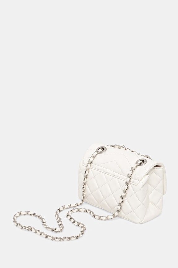 Doplnky Aldo crossbody kabelka dámska z imitácie kože ALNILAM ALNILAM.110 biela
