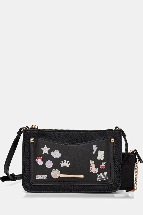 Aldo crossbody kabelka dámska z imitácie kože GOIVIA čierna GOIVIA.006