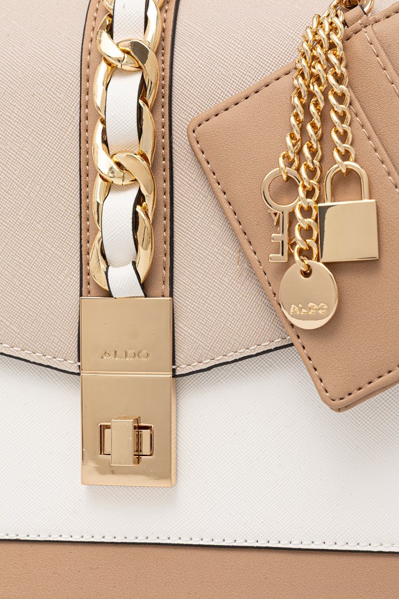 Aldo crossbody kabelka dámska z imitácie kože CAIILLLAAA béžová CAIILLLAAA.271