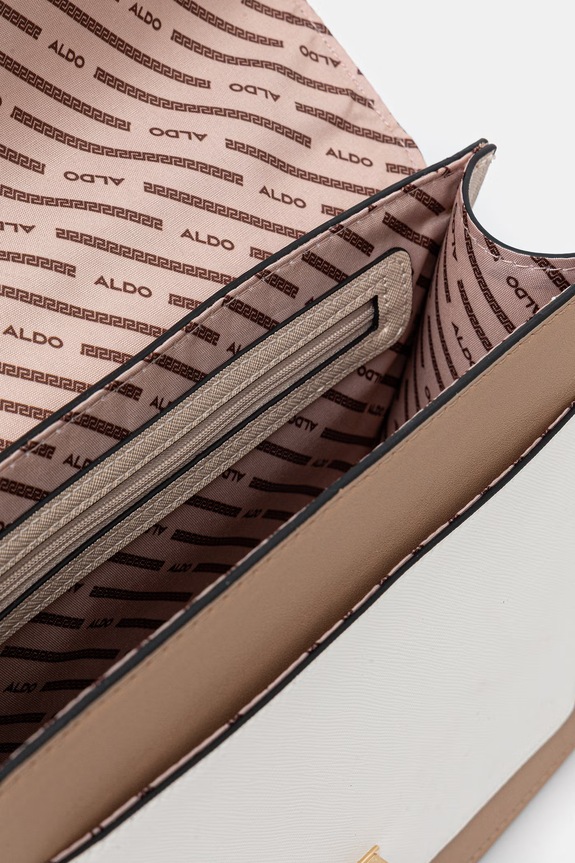 Aldo crossbody kabelka dámska z imitácie kože CAIILLLAAA CAIILLLAAA.271 béžová