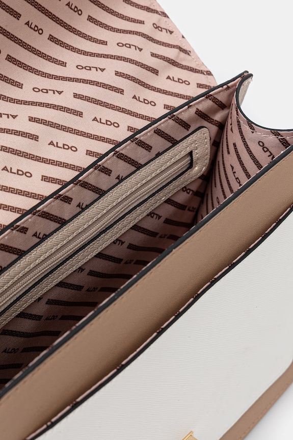 Aldo crossbody kabelka dámska z imitácie kože CAIILLLAAA CAIILLLAAA.271 béžová