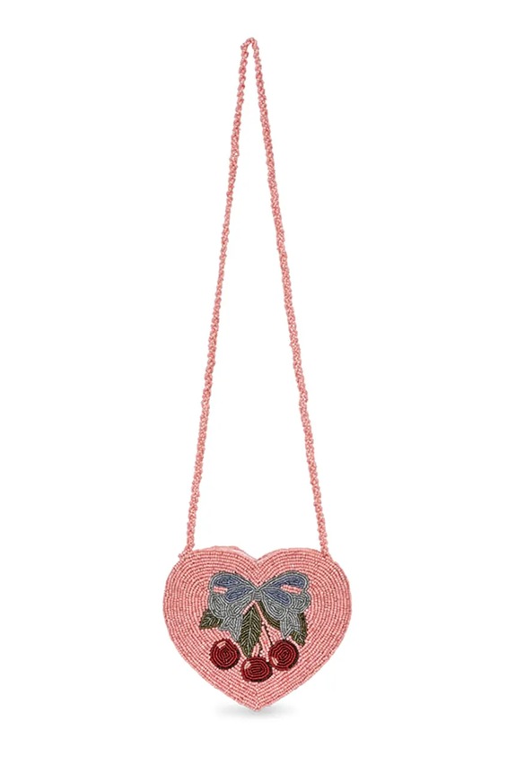 Detská kabelka Konges Sløjd BEADED HEART BAG KS104220.PreSpring ružová SS26