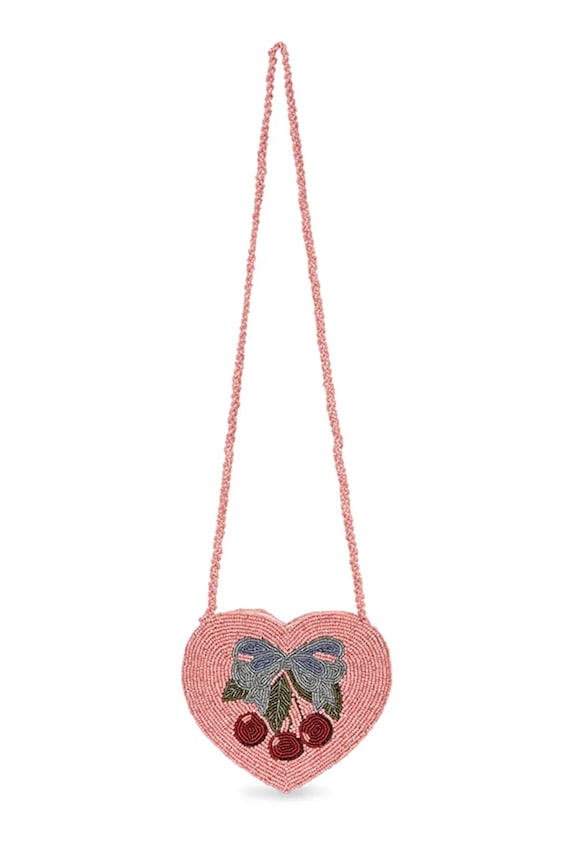 Detská kabelka Konges Sløjd BEADED HEART BAG KS104220.PreSpring ružová SS26